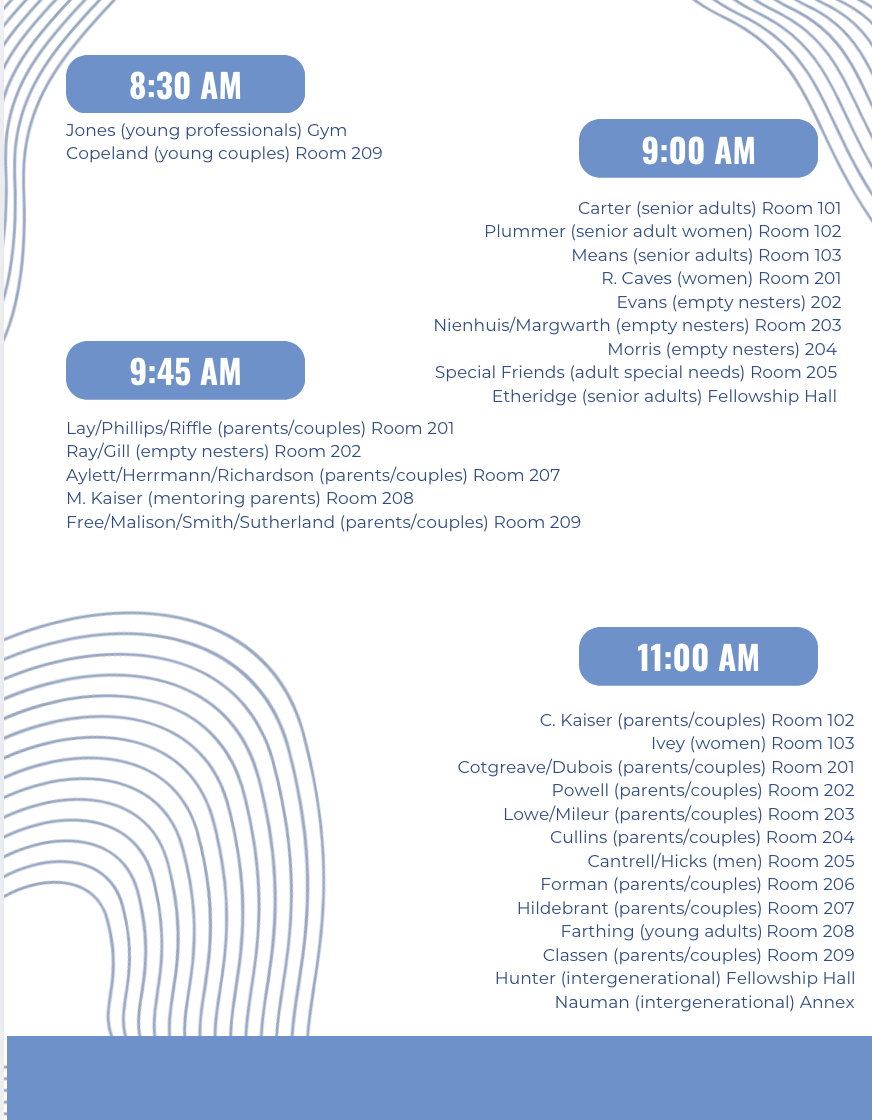 Adult Small Groups Adult Small Groups